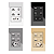 Tomada Simples com 2 USB e Tipo C Turbo Painel De Vidro 4x2 - Imagem 1