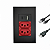 Tomada Dupla Vermelha Usb Tipo C Premium iPhone 15 16+ - Imagem 2