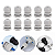 Kit 10 Conexão Conector Pressa Cabos Pg11 M16 - Imagem 1