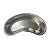 CUBA RIM AÇO INOX 25,5 X 12 X 3,5CM (580ML)  - BIENOX - Imagem 3