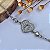 Pulseira Coração Cravejado Microzircônias | Prata 925 Rodinada - Imagem 7