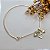 Pulseira / Bracelete 3 Pingentes | Corações e Estrela | Prata 925 - Imagem 6