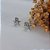 Brinco Estrela Cravejada | Microzircônias | Prata 925 Rodinada - Imagem 5
