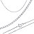Corrente Veneziana | V15 1mm | Prata 925 - Imagem 5