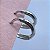 Argola Lisa P | Fecho Click | Prata 925 - Imagem 5