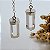 Brinco Krystal Piercing Fake | Ponta Cristal de Quartzo | Prata 925 - Imagem 6