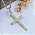 Colar Crucifixo Cravejado | Prata 925 - Imagem 1