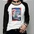 Camiseta manga longa feminina - Postal Londres Anos 80. - Imagem 1