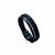Pulseira em couro transado - couro preto largo - Imagem 1