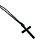 Colar crucifixo preto ou grafite – Ajustável ao uso - fio importado - Imagem 1