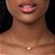 Choker Formada Por Fio Trabalhado Com 1 Zircônia Formato Coração Rommanel - Imagem 2