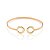 Bracelete Com Duas Ferraduras Rommanel - Imagem 1