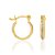 Brinco argola com detalhe em rhodium 1,3 cm Rommanel - Imagem 3