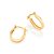 BRINCO ARGOLA LISA NO FORMATO OVAL. MED 1,8 CM - Imagem 3