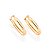 BRINCO ARGOLA LISA NO FORMATO OVAL. MED 2,4 CM - Imagem 1