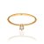 Anel Solitário Skinny Ring com 1 Zircônia Rommanel - Imagem 2