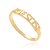 Anel Skinny Ring Com A Palavra Jesus Rommanel - Imagem 2