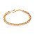 Pulseira tubo vazado com elos 19 cm Rommanel - Imagem 1