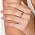 Anel skinny olho grego com 34 zircônias - Imagem 2