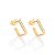 BRINCO FORMATO RETANGULAR LISO , (PAR).MED. 1,30 C - Imagem 1