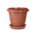 Vaso Terracota Redondo com Prato - 22 litros - Imagem 1
