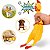 Brinquedo Mordedor Borracha Pet Frango com Apito Som e textura para Cachorros - Javick - Imagem 4