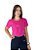 Camiseta Cropped (Meia Malha) - Rosa - Imagem 1