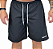 Bermuda Masculina (Tactel) c/cordão branco-Preto - Imagem 1