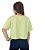 Camiseta Cropped (Meia Malha) - Verde Limão - Imagem 2
