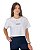 Camiseta Cropped (Meia Malha) - Branco - Imagem 1