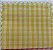Tecido Tricoline Xadrez 8XM Amarelo Fio Tinto 100% Algodão - Imagem 1