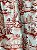 Tecido Tricoline Estampa Digital Toile de Jour em Vermelho Terracota 100% Algodão - Imagem 4