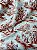 Tecido Tricoline Estampa Digital Toile de Jour em Vermelho Terracota 100% Algodão - Imagem 5