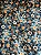 Tecido Tricoline Estampa 3D de Flores em Tons de Azul Jeans 100% Algodão - Imagem 5