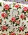 Tecido Tricoline Digital Estampa de Rosas sobre Fundo Bege Claro 100% Algodão - Imagem 2