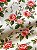 Tecido Tricoline Digital Estampa de Rosas sobre Fundo Bege Claro 100% Algodão - Imagem 1