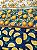 Tecido Tricoline Digital com 10 Faixas Estampa de Limão Siciliano, Azulejos e Flores 100% Algodão - Imagem 3