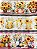 Tecido Tricoline Digital com 10 Faixas de Girassóis, Porcelanas e Frutas 100% Algodão - Imagem 6