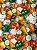 Tecido Tricoline Digital Estampa de Legumes Coloridos 100% Algodão - Imagem 1