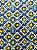 Tecido Tricoline Estampa de Azulejos Decorados com Limão Siciliano 100% Algodão - Imagem 2