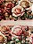 Tecido Tricoline Estampa Digital 10 Faixas de Rosas Cor-de-rosa, Rosas Cor de Chá, Folhas e Botões 100% Algodão - Imagem 6