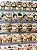 Tecido Tricoline Digital com 10 Faixas de Cupcakes, Flores, Amoras e Mirtilos 100% Algodão - Imagem 6
