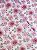 Tecido Tricoline Estampa de Rosas Cor-de-Rosa sobre Branco 100% Algodão - Imagem 7