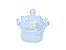 Coroa Acrílica para Lembrancinha - Cor Cristal/Transparente - Kit c/ 10 unidades - Imagem 1