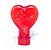Tubete Pet Coração Vermelho 15 Anos 100 ml Tampa Vermelha - 10 unidades - Imagem 1
