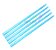 Canudo Azul Glitter - 50 unidades - Imagem 1