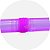 Canudo Flexível Neon Rosa - 50 unidades - Imagem 2