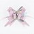 Laço Fácil Pronto Glitter Rosa Listrado - 10 unidades - Imagem 1