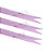 Laço Fácil Pronto Glitter Lilás Listrado - 10 unidades - Imagem 2