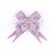 Laço Fácil Pronto Glitter Lilás Listrado - 100 unidades - Imagem 1